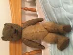 Vintage Teddy Bear Musical Plays Brahms Lullaby