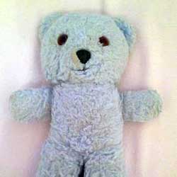 1983 'Collector's Classic Gund' White Plush Teddy Bear - Ruby Lane