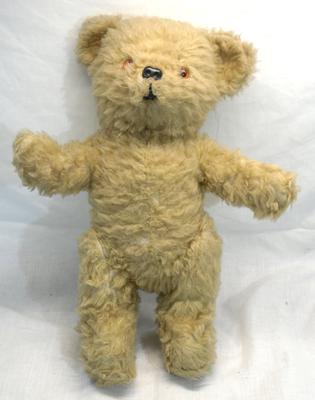 Vintage Super Hero Looking Bear With Letter J On Chest
