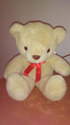 Teddy bear with red deals bow tie