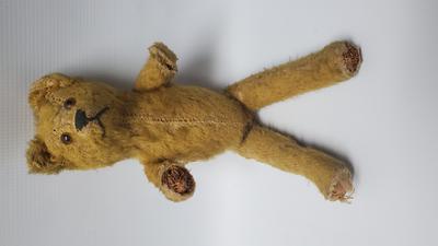 Antique mohair cheap teddy bear